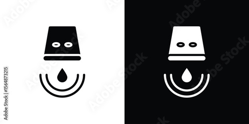 Water sensor icon illustration doodle. Flat illustration vector set