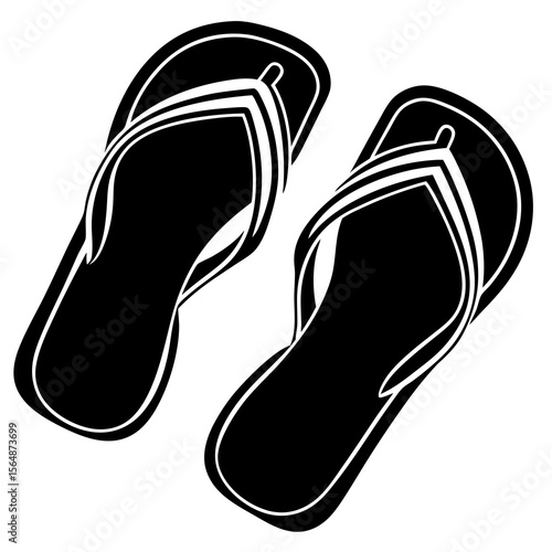 flip flops vector