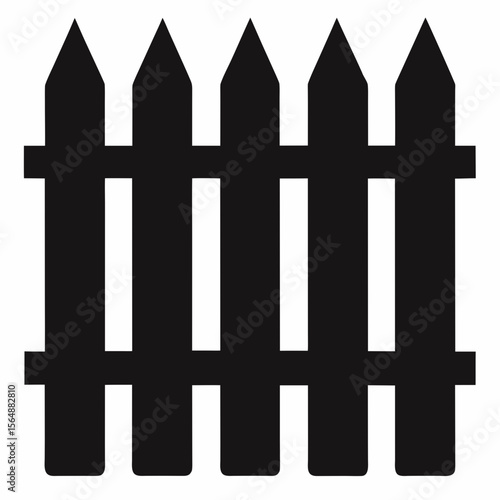 white wooden fence