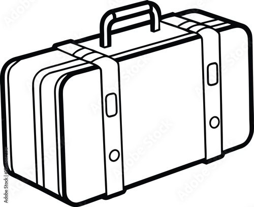  Vintage Travel Suitcase Icon