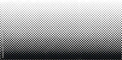 Halftone vector black silhouette print design