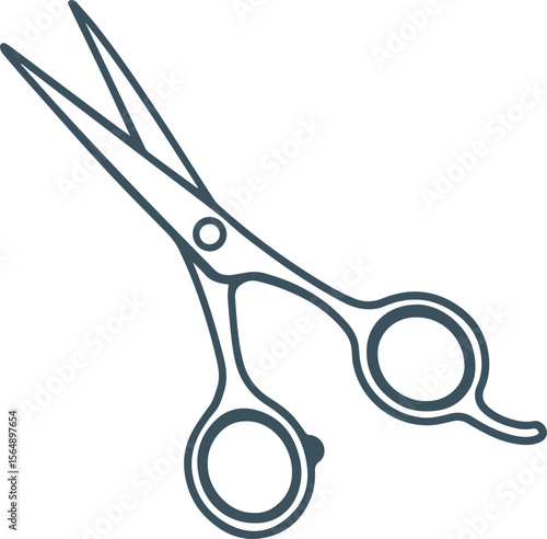 Illustration of Hairdressing Scissors 