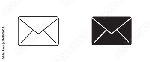 Email Envelope Icons - Mail & Message Communication Symbols