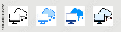 Saas Icon Collection Set Multiple Style