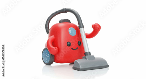 vacuum cleaner isolated on white