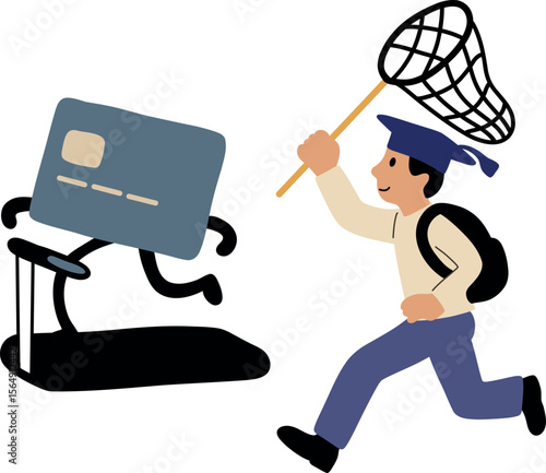 Graduate Running From Student Loan Debt