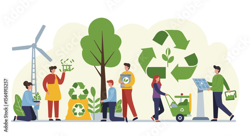 Promoting sustainability with a collaborative approach for environmental preservation