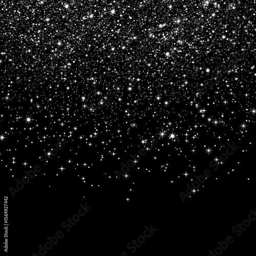 Background material glitter stars. Vector illustration. isolated on white background, detailed, high resolution, professional photograph - generated AI