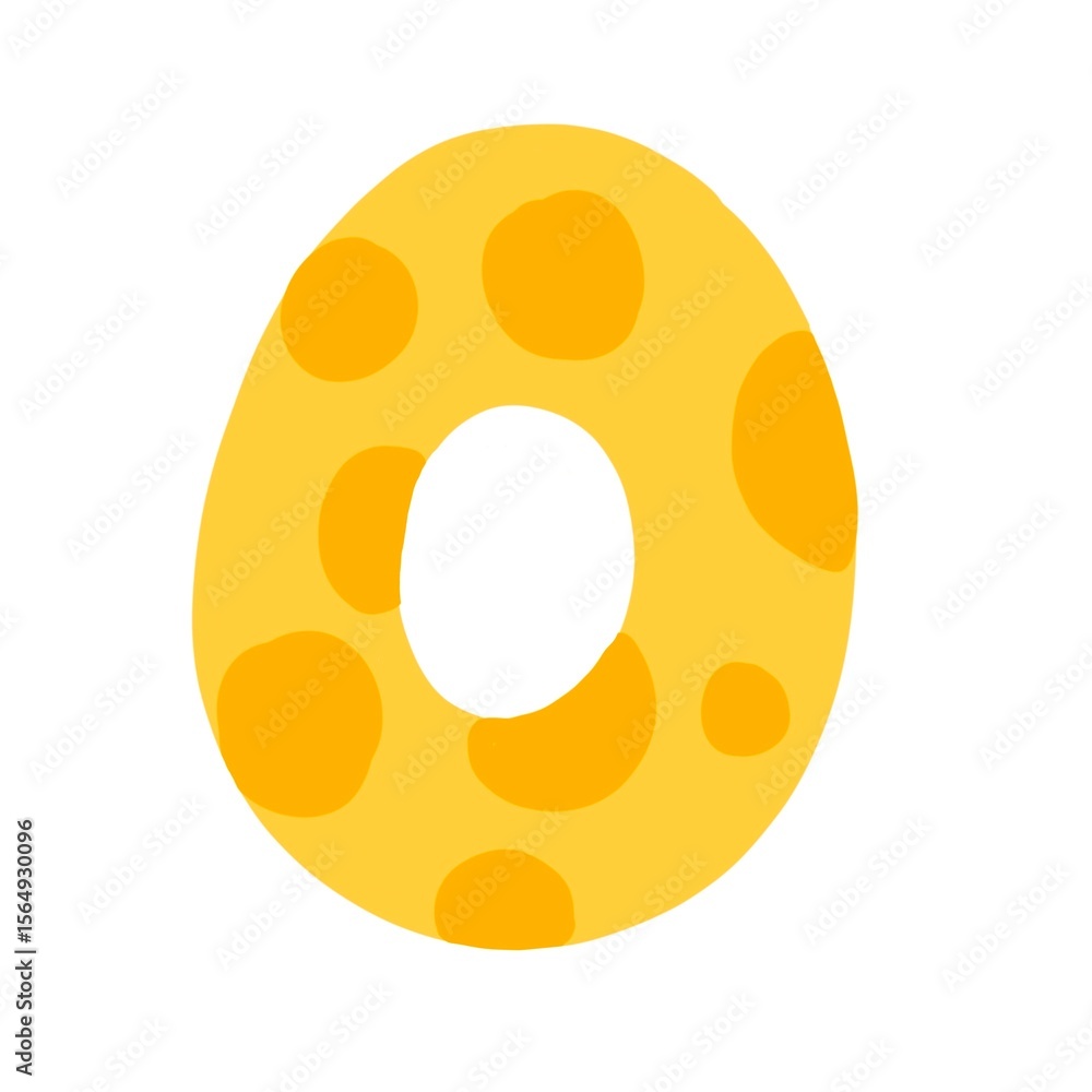 Fototapeta premium numbers made of colorful toy