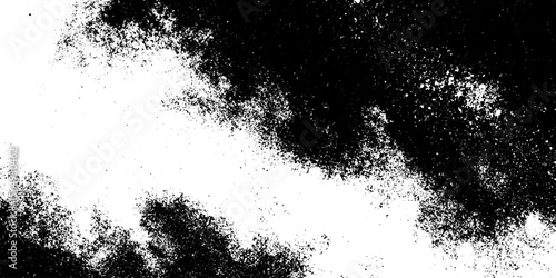Abstract ink texture overlay with smudges and noise for artistic designs