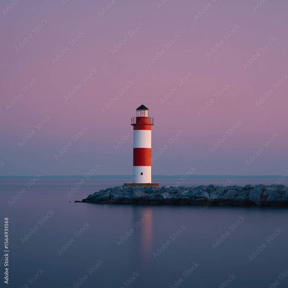 A lighthouse ambient music album cover A lighthouse ambient music album cover