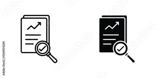 Auditors icon design collection. Vector sign and symbol for UI designs