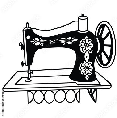 vintage sewing machine