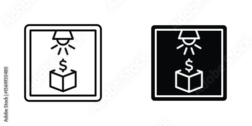 Business incubator icon design collection. Vector sign and symbol for UI designs