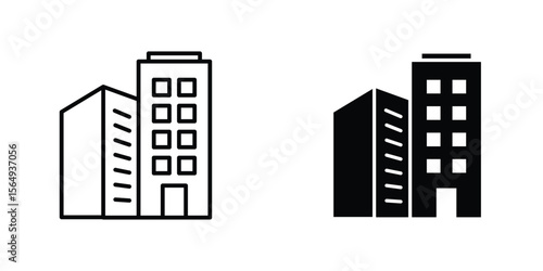 Company icon design collection. Vector sign and symbol for UI designs