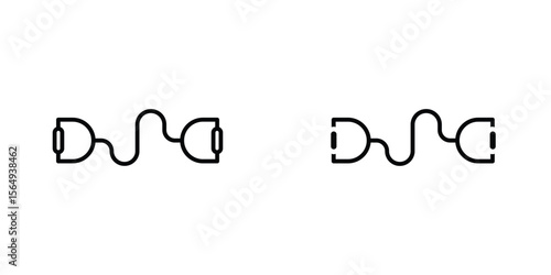 Exercise bands icon design collection. Vector sign and symbol for UI designs