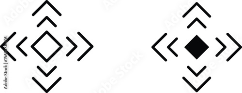 Flexibility icon design collection. Vector sign and symbol for UI designs