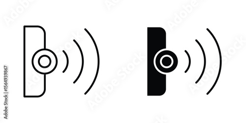 Infrared icon design collection. Vector sign and symbol for UI designs