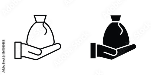 Inheritance law icon design collection. Vector sign and symbol for UI designs