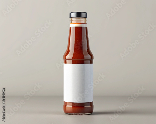 ketchup bottle mockup