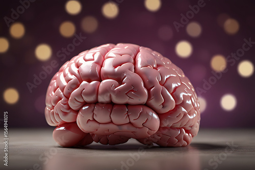 A stunning 3D illustration of the human brain, highlighting its anatomy, intelligence, and the intricate systems of the mind.