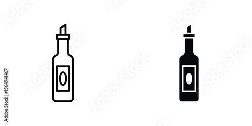 Olive oil icon design collection. Vector sign and symbol for UI designs