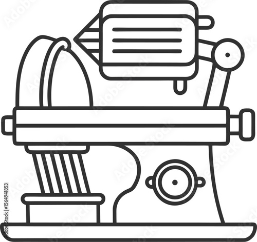 vector illustration of an old fashioned radio