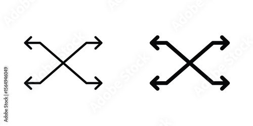 Versatile icon design collection. Vector sign and symbol for UI designs