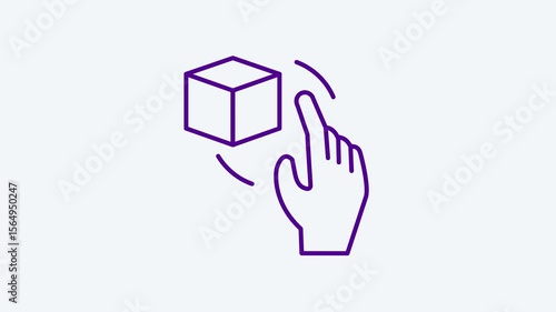 Animated Mixed Reality icon concept
