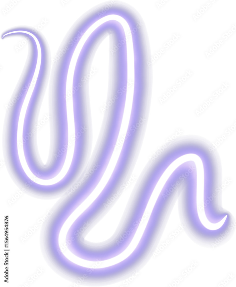 custom made wallpaper toronto digitalPurple lighting lines curve and twirl. Neon design