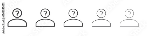 curiosity icon Line graphics illustration symbol