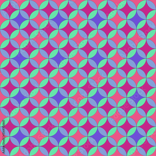 seamless pattern with colorful circles
