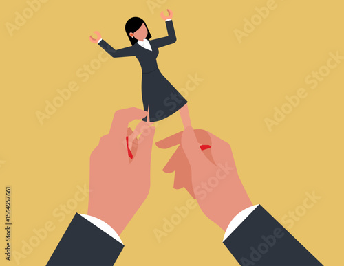 Employee control in the organization. The dark side of corporate power where authority turns into intimidation.