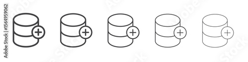 Data Recovery icon Line graphics illustration symbol