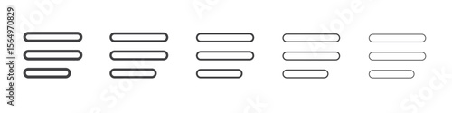 more button icon Line graphics illustration symbol