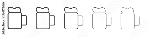 oktoberfest icon Line graphics illustration symbol
