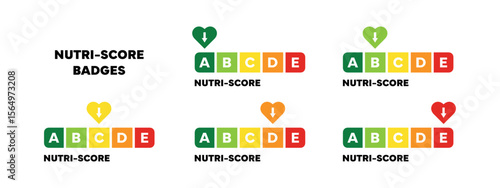 Nutri-Score conceptual labels. Healthy food