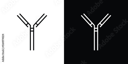 Antibody icon logo element. Vector illustration. EPS10