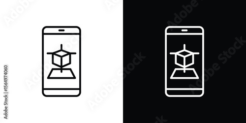 Ar apps icon logo element. Vector illustration. EPS10