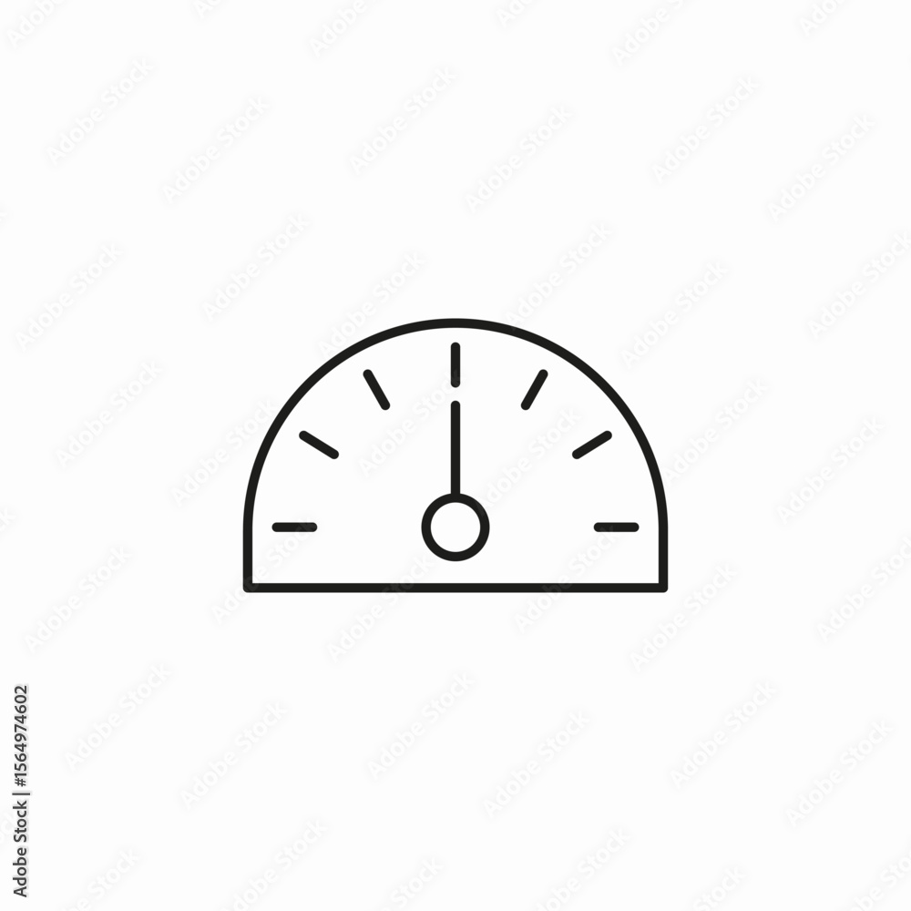 speedometer gauge full icon sign vector speedometer gauge full icon sign vector