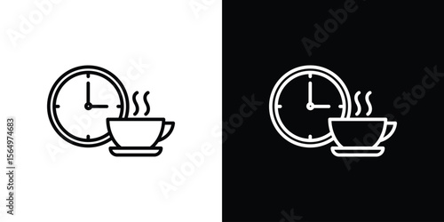 Break icon logo element. Vector illustration. EPS10