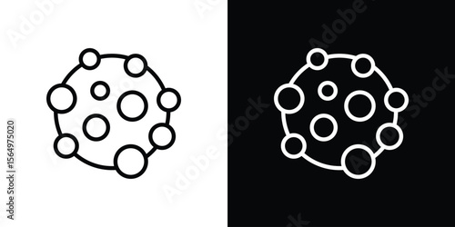 Cancer icon logo element. Vector illustration. EPS10