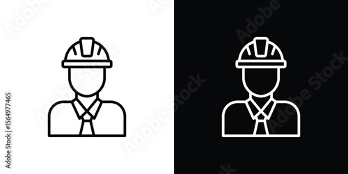 Engineer icon logo element. Vector illustration. EPS10
