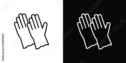 Gloves icon logo element. Vector illustration. EPS10