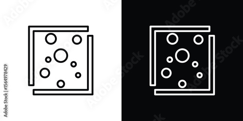 Heat Map icon logo element. Vector illustration. EPS10
