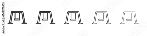 Swing Icon Line graphics illustration symbol