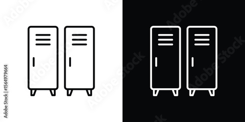 Locker icon logo element. Vector illustration. EPS10