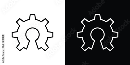 Open source icon logo element. Vector illustration. EPS10