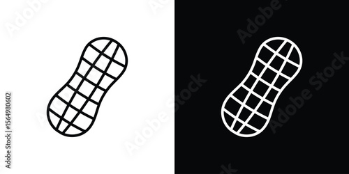 Peanut icon logo element. Vector illustration. EPS10