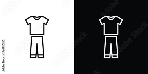 Pijama icon logo element. Vector illustration. EPS10